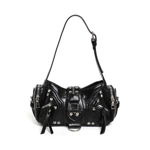 Bolso de Hombro de Piel Sintética con Estampado de <span class=keywords><strong>Leopardo</strong></span>, Remaches y Múltiples Cierres para Mujer, Estilo Y2K Grunge - Product Image 2