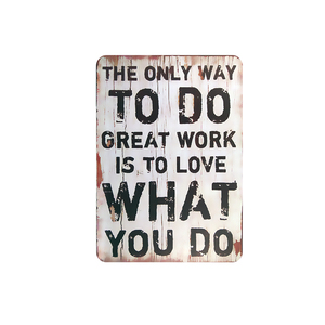 Plaque en métal rétro personnalisée en gros - Plaque en étain vintage imprimée UV pour décoration murale - Product Image 3