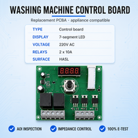 Fabricant de cartes de contrôle PCBA pour lave-linge, assemblage de circuits imprimés sur mesure, fournisseur de fabrication de circuits imprimés isolés renforcés FR-4 à haute résistance au température (High-TG)