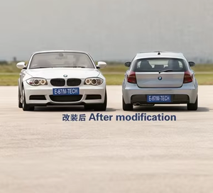 SINO Applicable 07-11 pour <span class=keywords><strong>BMW</strong></span> Série <span class=keywords><strong>1</strong></span> <span class=keywords><strong>E87</strong></span> Modification Pare-chocs avant Feux antibrouillard Kit de modification de contour 118i 120i - Product Image 5
