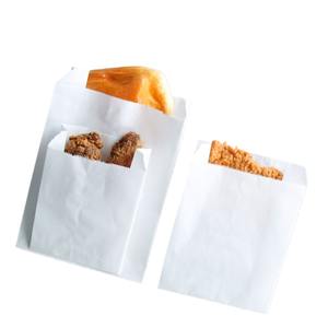 กระดาษห่ออาหารกันน้ำมัน สำหรับแพนเค้ก ขนมขบเคี้ยว ไก่ทอด เฟรนช์ฟรายส์ แบบก้นแหลม สีน้ำตาล กระดาษห่อแบบพับเล็ก - Product Image 2