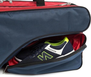Sac de tennis en nylon balistique de luxe avec compartiment à chaussures, vente en gros directe d'usine, personnalisable OEM ODM, pour commandes en gros - Product Image 6