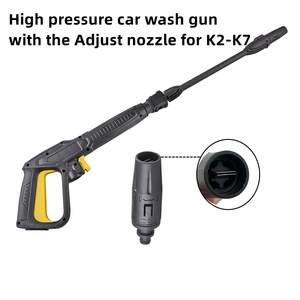 Pistolet de pulvérisation de lavage de voiture, buse de <span class=keywords><strong>Lance</strong></span> avec pistolet à mousse de neige, kit d'arme pour <span class=keywords><strong>nettoyeur</strong></span> <span class=keywords><strong>haute</strong></span> <span class=keywords><strong>pression</strong></span> K2-K7 - Product Image 4