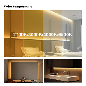 แถบไฟ LED COB ความสว่างสูง >1000LM/M ตัดได้ตามต้องการ 13W/M DC12V 24V สีเดียว CRI≥90 IP20 แสงวอร์ม นิวทรัล คูลไวท์ สำหรับใช้ภายในอาคาร - Product Image 4