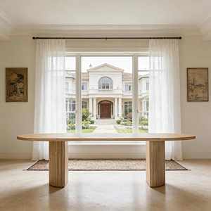 Otros Accesorios para Muebles para el Hogar, Juego de Muebles Modernos para Dormitorio, Mesa de Comedor Rectangular de Roble para Muebles de Villa de Lujo - Product Image 1