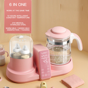 Calentador eléctrico de alimentos para bebés 5 en 1, calentador de leche portátil multifuncional para bebés y esterilizador, botella de leche, soporte sin BPA, 800W, 50Hz - Product Image 5