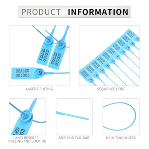 Disposable Plastic Seals Tags Security Anti-Tamper Seal Label Pull <strong>Tite</strong> Self-Locking Zip Ties for Clothes, Shoes, <strong>Bags</strong> - Product Image 4