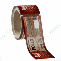 Rouleau d'emballage de sachet de poudre d'épices d'assaisonnement de feuille de plastique PET de qualité alimentaire imprimé personnalisé BOPP PE film en rouleau automatique