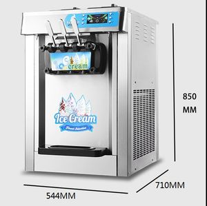 Máquina de Helados Yunqingtech de 3 Sabores, Máquina de Helados Suaves de Acero Inoxidable - Product Image 4