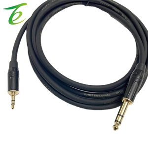 3,5 mm'den 6,5 mm'ye ses kablosu, stereo büyük boyutlu bilgisayar güç amplifikatörü hoparlör bağlantı kablosu, 6,35 mm elektronik org - Product Image 3