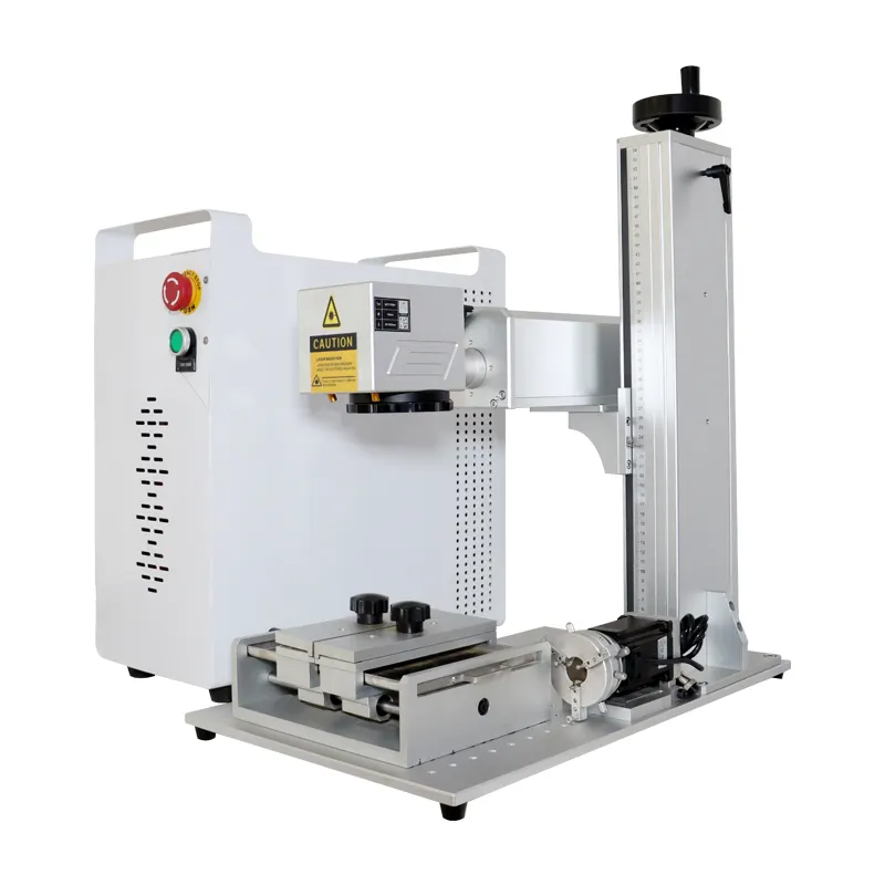 20W 30W 50w CNC โลหะเลเซอร์แกะสลักเครื่องชื่อสร้อยคอแหวน/ทองและเงินเครื่องประดับตัดไฟเบอร์เลเซอร์