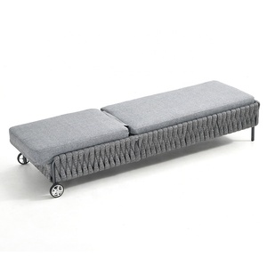 Chaise longue <span class=keywords><strong>de</strong></span> plage <span class=keywords><strong>en</strong></span> alliage d'<span class=keywords><strong>aluminium</strong></span> imperméable pour extérieur et dossier réglable, légère, pour balcon, <span class=keywords><strong>jardin</strong></span>, cour, mobilier <span class=keywords><strong>de</strong></span> balcon - Product Image 2