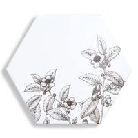Coffret Cadeau de Thé Personnalisé en Boîtes Métalliques Rondes, Assortiment de Thés Aromatisés, Lot de 6 Boîtes à Fenêtre avec Filtre