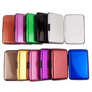 Design de mode Impression personnalisée logo laser logo porte-cartes de visite porte-cartes de crédit de bonne qualité - Product Image 4