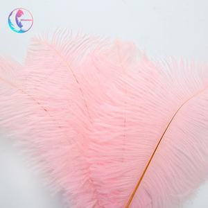 ダチョウの羽帽子工芸品パーティーと家庭装飾用カラフル20-25 cm - Product Image 2