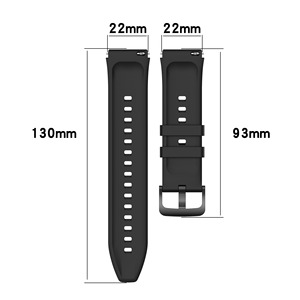 สายนาฬิกาซิลิโคนอย่างเป็นทางการ22มม. สำหรับ S1 Xiaomi สายรัดข้อมือสำหรับ Huawei Watch3 Pro สายซิลิโคน - Product Image 6
