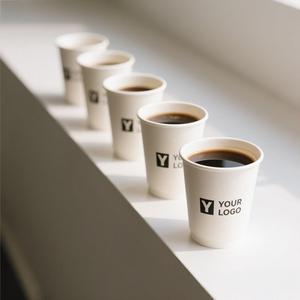 Double Wall Biodegradable <b>Paper</b> Cups Compostable Kraft <b>Paper</b> Cups for Carbonated Drinks & Wine <b>Packaging</b> - Product Image 2