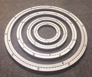 โต๊ะหมุนอลูมิเนียมอัลลอยด์แบบไม่มีเสียง800มม. 32นิ้วเก้าอี้โซฟาฐานหมุนรองรับหมุน - Product Image 6