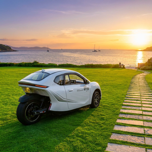 Tricycle miniature fermé pour adultes avec moteur 5000W, forme de supercar à trois roues inversées, carrosserie fermée, vitesse de 50-70 km/h, autonomie de 90 km - Product Image 5