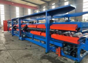 Ligne de production de panneaux sandwich en mousse de polystyrène EPS, laine de roche à profil personnalisé, machine à panneau sandwich en continu à froid - Product Image 4