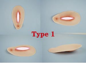 Nieuwste stijl siliconen realistische nep-<span class=keywords><strong>vagina</strong></span> voor mannen naar vrouwen transvestieten, herbruikbaar, penisverhullende nep-<span class=keywords><strong>vagina</strong></span> pads - Product Image 4