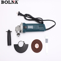 Meuleuse d'angle professionnelle multifonction électrique 90 degrés avec poignée et interrupteur à palette, outil pneumatique miniature 150 mm