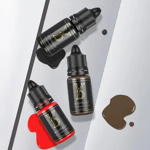 Grosir Pabrik YD Diskon Besar Pigmen Microblading Cair Tinta Tato Organik untuk Bibir Alis