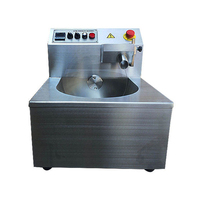 Machine de trempe au chocolat commerciale petite machine de revêtement d'enrobage de moule automatique 8kg 15kg 30kg