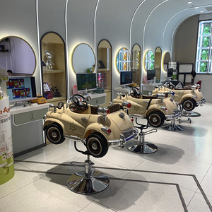 Vente en gros d'usine à bas prix d'équipement capillaire moderne meubles de coiffure voiture de salon chaise de barbier pour enfants - Product Image 1