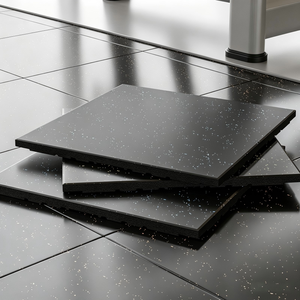Interlocking <b>Rubber</b> Gym Flooring Mats Non-Slip Shock-Absorbing Durable Wear-Resistant Protective <b>Floor</b> Tiles for Indoor Use - Product Image 1