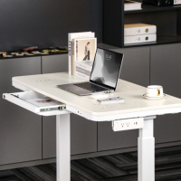 AOKE-Table de jeu pour ordinateur portable, double moteur, musique électronique, rgb, éclairage led, bureau noir