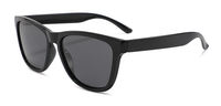 Lunettes de soleil Gafas à monture verte 2022 RPET, écologiques, sport, noir, gris, Flash, verres bleus, polarisées, en plastique d'océan recyclé