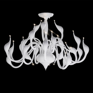 Nordic Atmosere Swan Chandelier Simple Post-Modern Iron Lamps Sala de estar Dormitorio principal <span class=keywords><strong>Restaurante</strong></span> Colgante creativo - Product Image 4