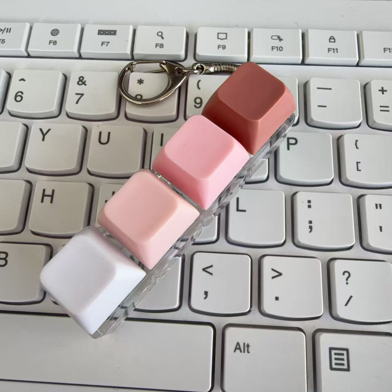 brick red/pink/pink/white