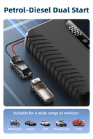 Démarreur de Voiture Portable 12V 1000A de Pointe 29.6Wh Longue Durée 10 Démarrages Lumière LED Type-C 3 Accessoires pour Voitures