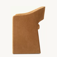 Nouvelle conception de meubles de restaurant, chaises de loisirs en cuir, chaises de salle à manger à dossier ouvert