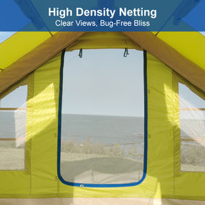 Tente de camping familiale arabe gonflable de luxe Tulus pour 5 à 8 personnes, en Oxford, imperméable et coupe-vent, pour l'été, avec une chambre - Product Image 4