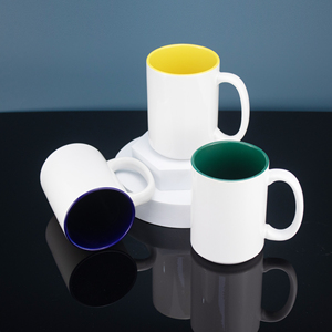 Personalizzato 15oz sublimazione in bianco in ceramica colore interno campo tazza tazza fai da te con il tuo LOGO <span class=keywords><strong>foto</strong></span> immagini rivestite regali stampati - Product Image 6