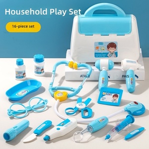 Juego de simulación de doctor realista <span class=keywords><strong>con</strong></span> certificación CE, juego de rol educativo y seguro para niños, kit de <span class=keywords><strong>juguetes</strong></span> médicos para mayores de 3 años - Product Image 1