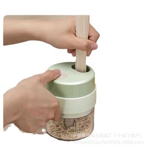 4 Trong 1 Điện Rau Cutter Đa Chức Năng Nhựa Nhà Bếp Công Cụ Tỏi Máy Nghiền Hành Tây Ớt Thịt Masher - Product Image 5