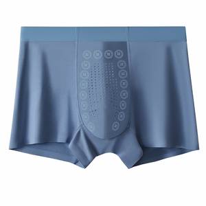 Calzoncillos Boxer Masculinos Cómodos de Modal con Iones Negativos, Antibacterianos, de Tiro Medio, Transpirables y Sin Costuras, Ideales para Trajes de Negocios - Product Image 2