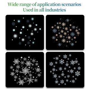 240W Ngoài Trời Không Thấm Nước Giáng Sinh Cảnh Quan Trang Trí Ánh Sáng Bông Tuyết Tuyết Chiếu Đèn Cho Kỳ Nghỉ Cảnh Chiếu Sáng - Product Image 3