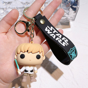 Hot New Star Wars Silicone Coin chủ <span class=keywords><strong>Keychain</strong></span> dễ thương bé máy món quà nhỏ Mặt dây chuyền <span class=keywords><strong>Keychain</strong></span> túi cao su Móc chìa khóa - Product Image 5