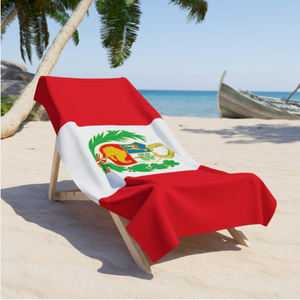 Toalla de baño y playa de microfibra con bandera de Uruguay, manta absorbente de secado rápido sin arena, diseño de acuarela - Product Image 2