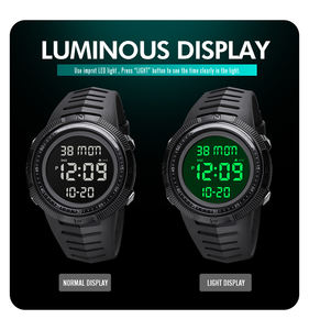Reloj Digital <span class=keywords><strong>Skmei</strong></span> 1632 de Alta Calidad, Relojes Deportivos LED con Correa de PU, Resistente al Agua hasta 50 Metros, el Mejor Reloj de Pulsera - Product Image 6