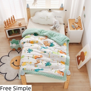 <span class=keywords><strong>100</strong></span>% algodón de lujo de gran tamaño acolchado manta impresión Digital Logo Sage Lap ropa de <span class=keywords><strong>cama</strong></span> colcha para sofá <span class=keywords><strong>cama</strong></span> de punto - Product Image 4