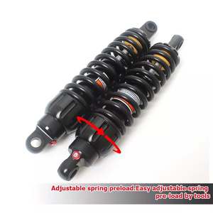 Amortisseurs de <span class=keywords><strong>suspension</strong></span> noirs de 13,5 pouces (343 mm) pour Electra Street Glide - Product Image 4