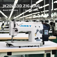 Machine à Coudre Industrielle Zig-Zag JUKKY 20U53D Robuste avec Entraînement Supérieur pour Cuir Machine Industrielle Grande Vitesse