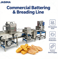 Ligne de production de nuggets de poulet de haute qualité, machine de traitement automatique complète pour usine d'aliments surgelés
