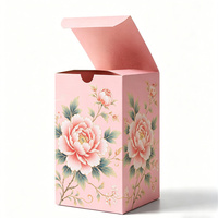 Boîte en papier écologique recyclable à double rabat, fermeture à deux côtés, boîte cadeau pour la vente au détail, faible MOQ
